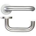 ZCS2030SS 19mm Return to Door Lever - Push On Rose - 52mm Rose - Grade 201
