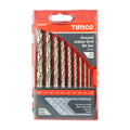 Ground Jobber Drill Bit Set - 10pcs