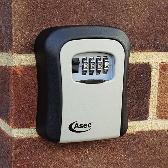 Asec 4 Wheel Combination Key Safe
