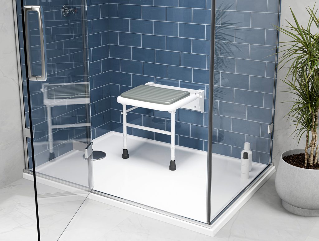 Compact Padded Shower Seat