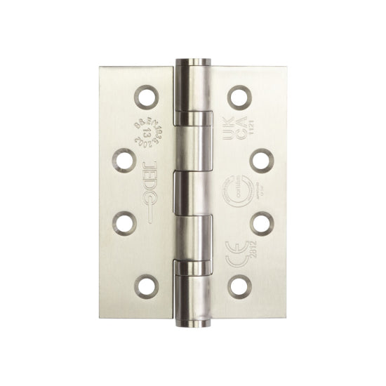 Jedo Stainless Steel Grade 13 Ball Bearing Hinges 102x76mm(Pack of 1.5 Pr)