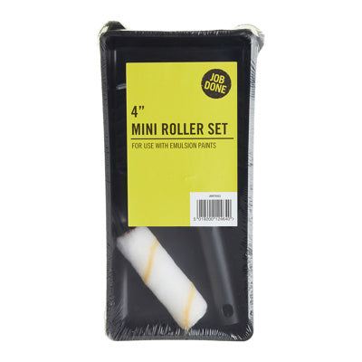 Job Done 3 pc 4" Emulsion Mini Roller Set